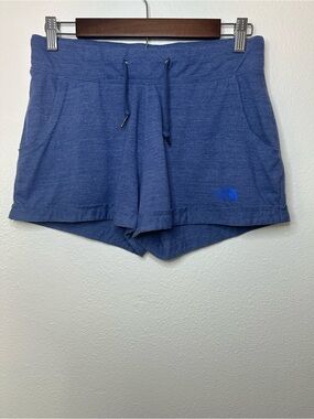 The North Face Women's Heathered Blue Drawstring Shorts